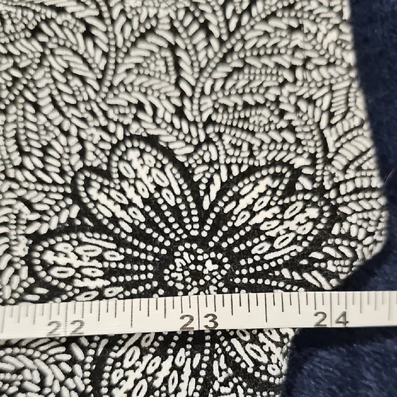 J. Jill Black and White V-Neck Mini Dress - Picture 5 of 7